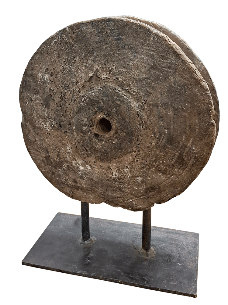 Oud houten India wiel